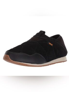 Teva Black Quilted Slip-On Casual Shoe